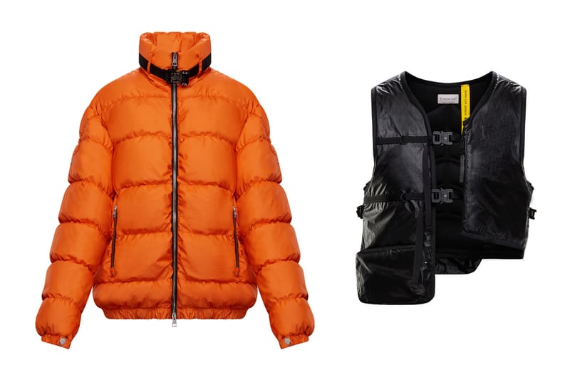 moncler orange puffer