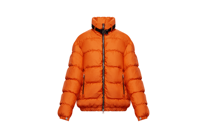 6 MONCLER 1017 ALYX 9SM Collection Buckle Puffer Orange