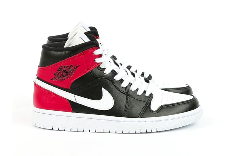 Nike Air Jordan Mid in Red/White"