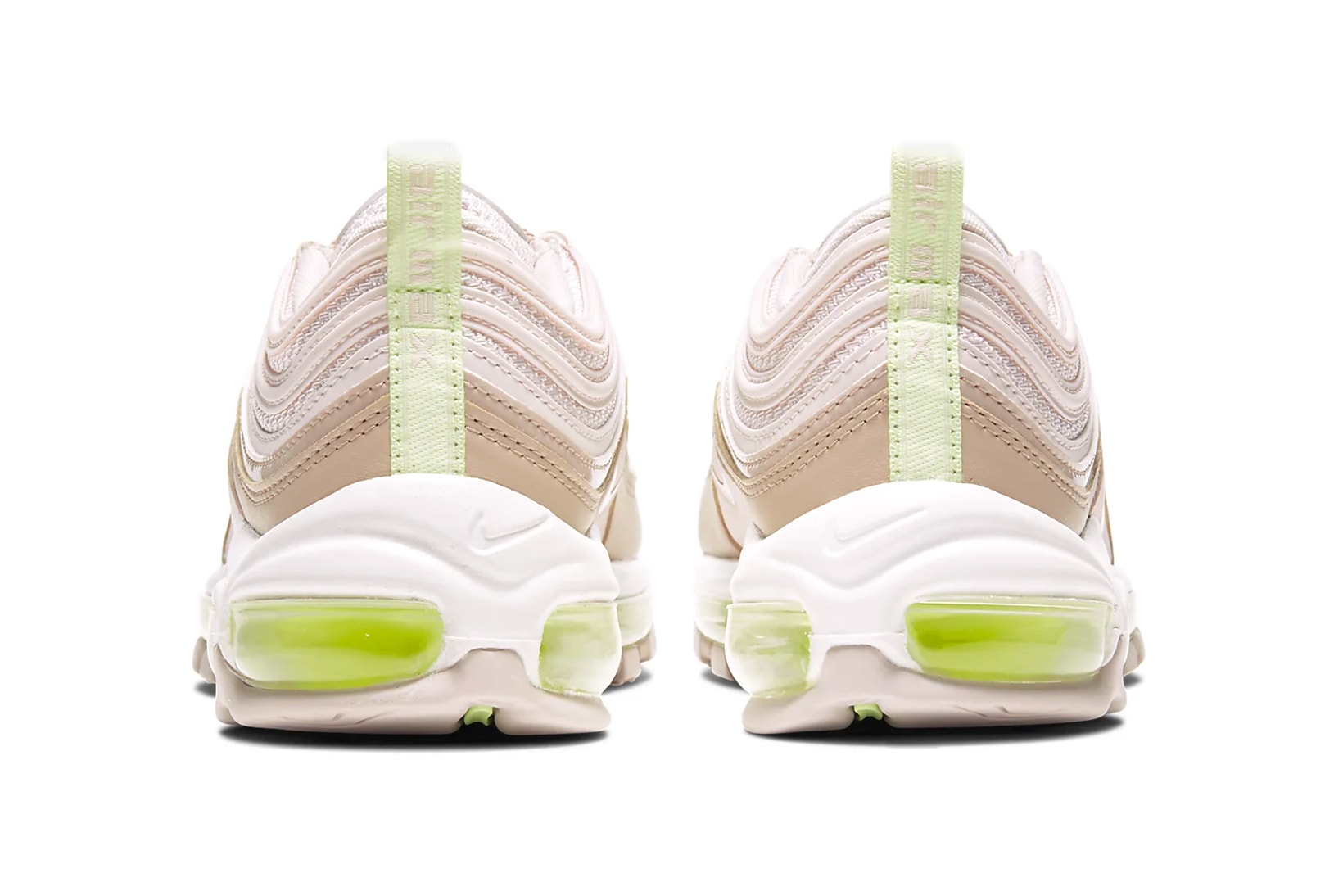 nike air max 97 womens sneakers pastel pink neon green shoes footwear sneakerhead