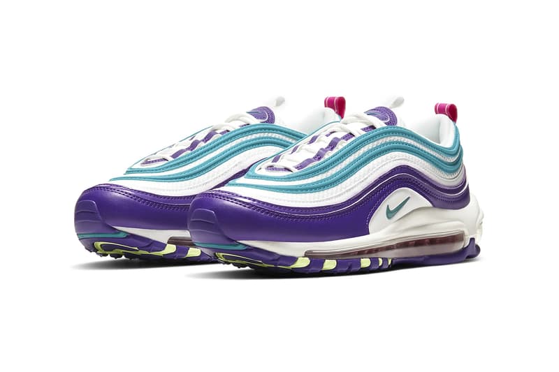 nike air max 97 womens sneakers purple blue white shoes footwear sneakerhead