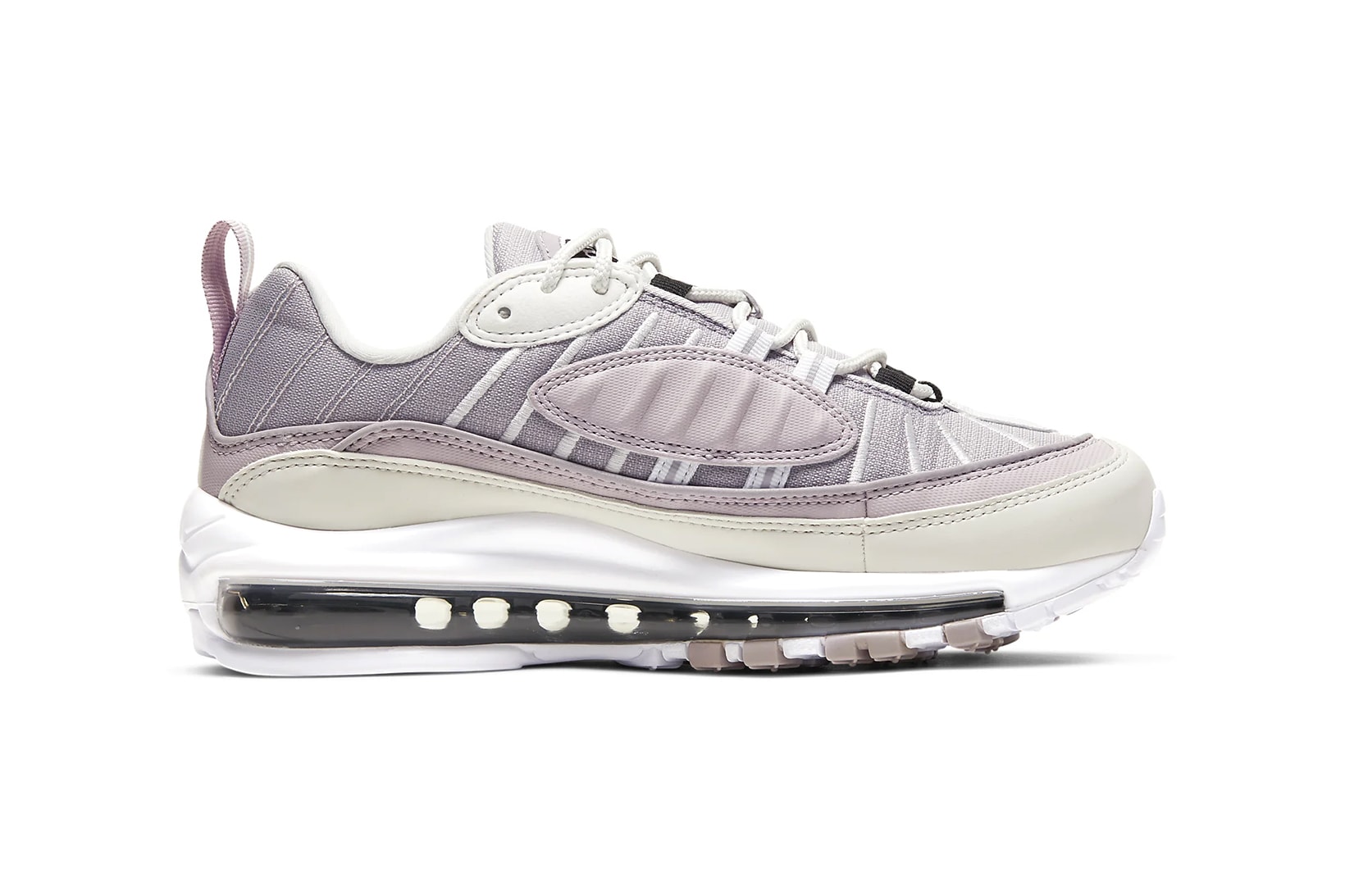 nike air max 98 womens sneakers pastel purple silver lilac white shoes footwear sneakerhead