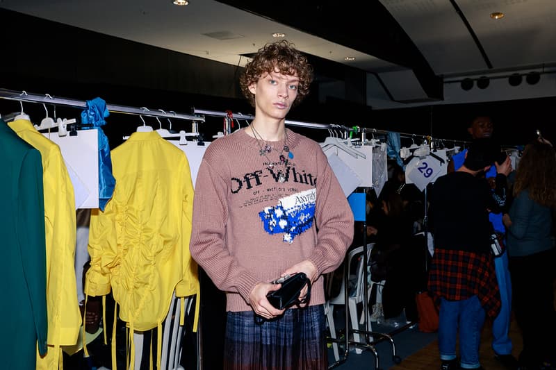 Off-White Virgil Abloh Fall/Winter 2020 Paris Fashion Week Men's Show Collection Backstage