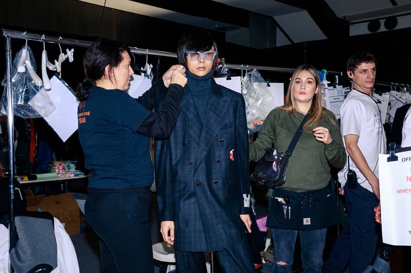 Off-White Virgil Abloh Fall/Winter 2020 Paris Fashion Week Men's Show Collection Backstage