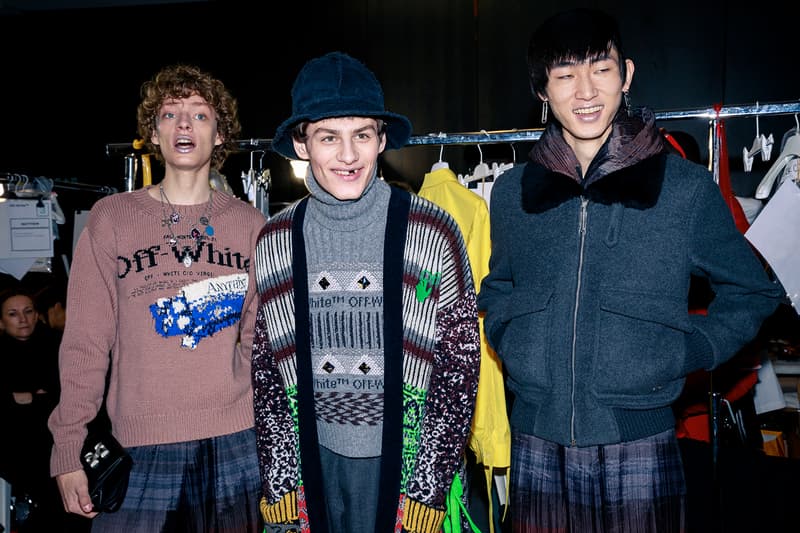 Off-White Virgil Abloh Fall/Winter 2020 Paris Fashion Week Men's Show Collection Backstage