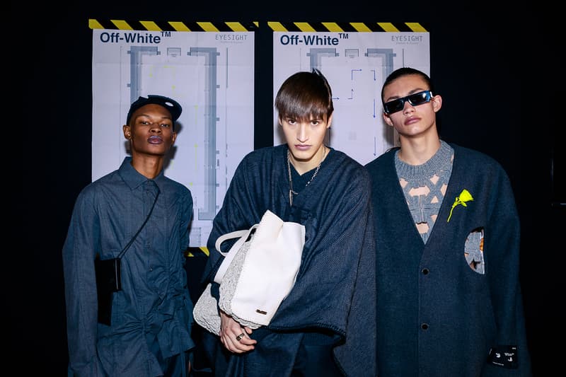 Off-White Virgil Abloh Fall/Winter 2020 Paris Fashion Week Men's Show Collection Backstage