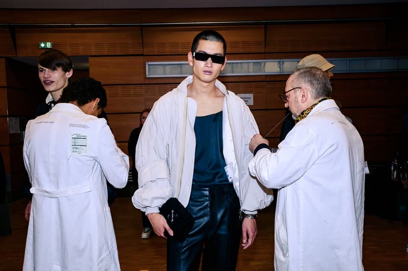 Off-White Virgil Abloh Fall/Winter 2020 Paris Fashion Week Men's Show Collection Backstage