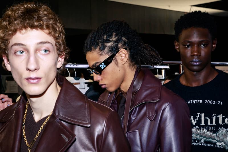 Off-White Virgil Abloh Fall/Winter 2020 Paris Fashion Week Men's Show Collection Backstage