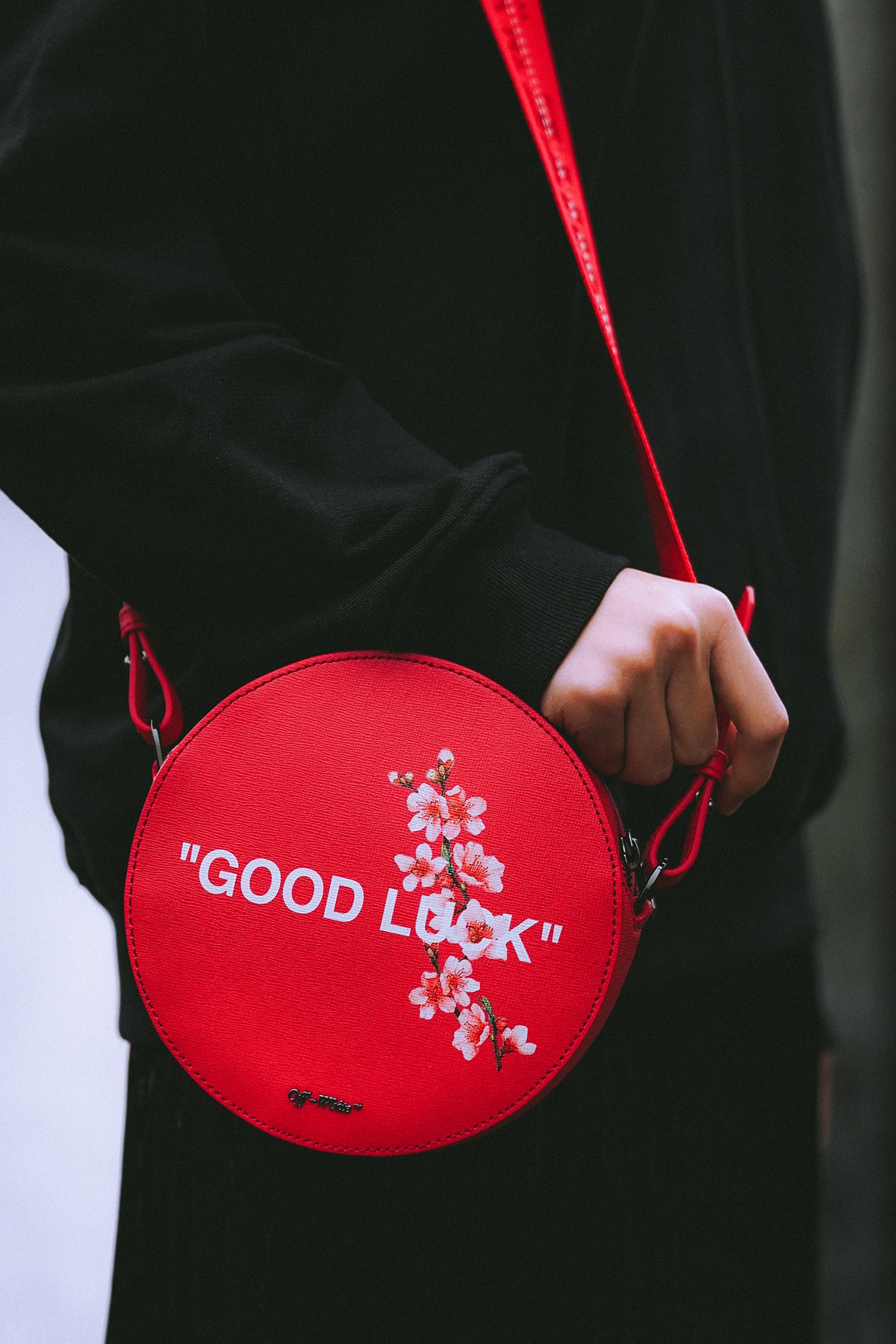 Off-White LUNAR NEW YEAR Collection Circle Bag Red