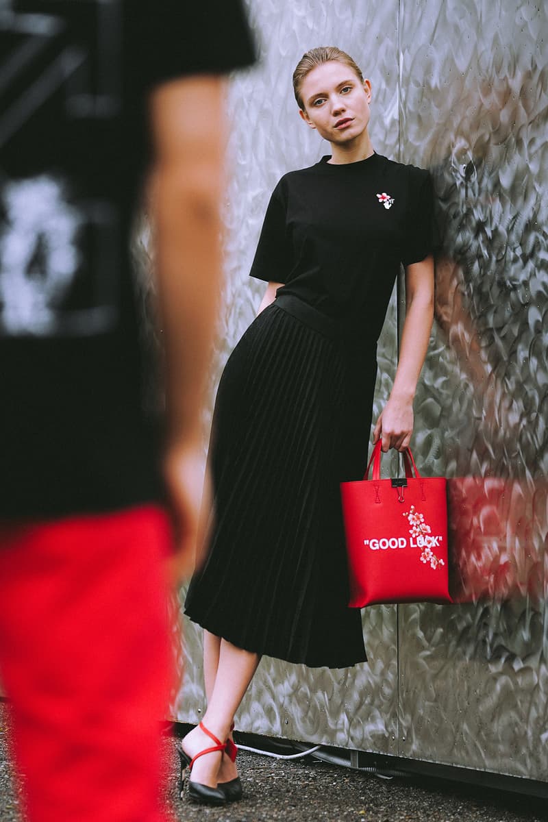 Off-White LUNAR NEW YEAR Collection Tote Bag Red