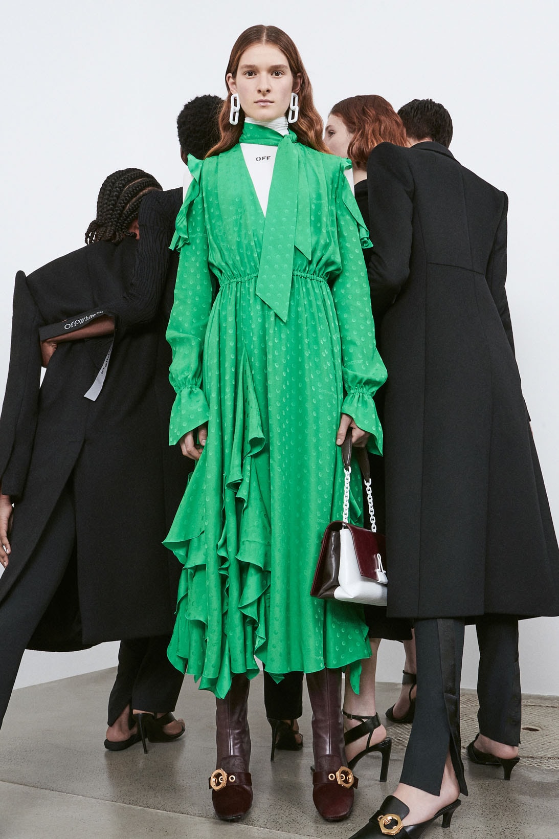off-white virgil abloh pre-fall collection womenswear jackets suits coats 