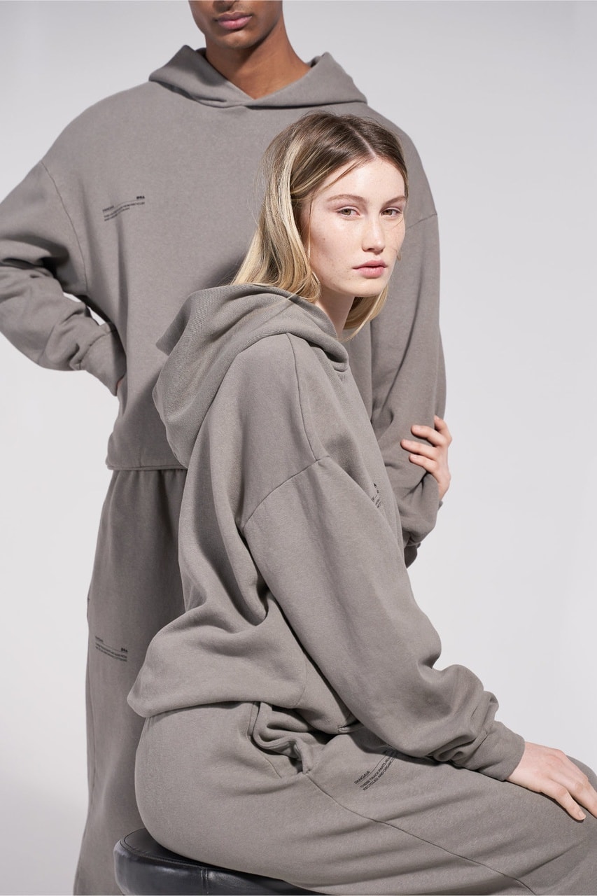 pangaia hoodies tracksuit trackpant winter white black grey sustainable recycle fashion 