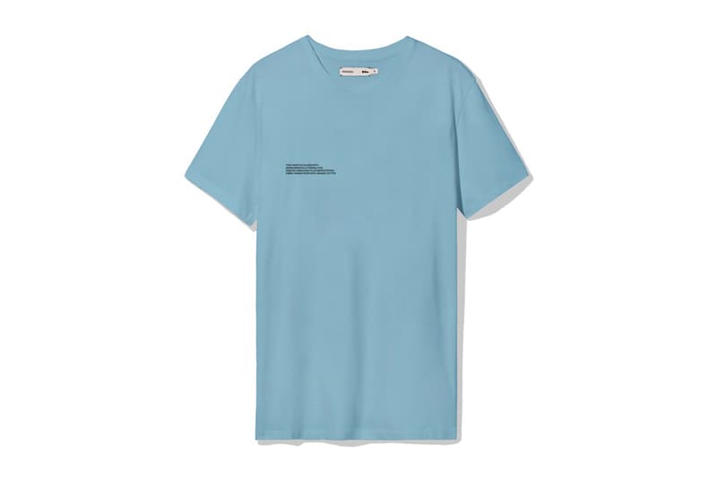 pangaia t-shirts seven colors sustainable recycle fashion environment eco friendly nature world pink blue green yellow orange cobalt