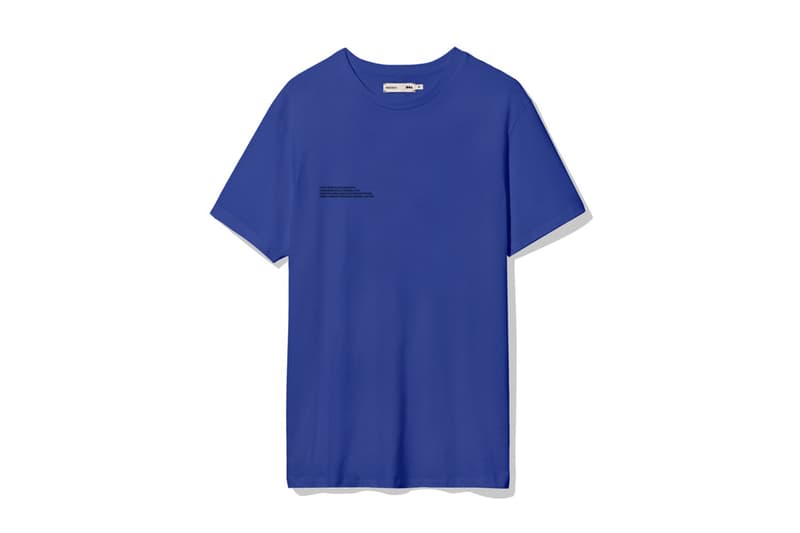 pangaia t-shirts seven colors sustainable recycle fashion environment eco friendly nature world pink blue green yellow orange cobalt