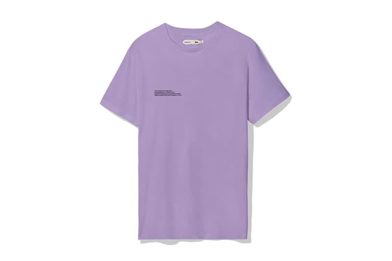 pangaia t-shirts seven colors sustainable recycle fashion environment eco friendly nature world pink blue green yellow orange cobalt