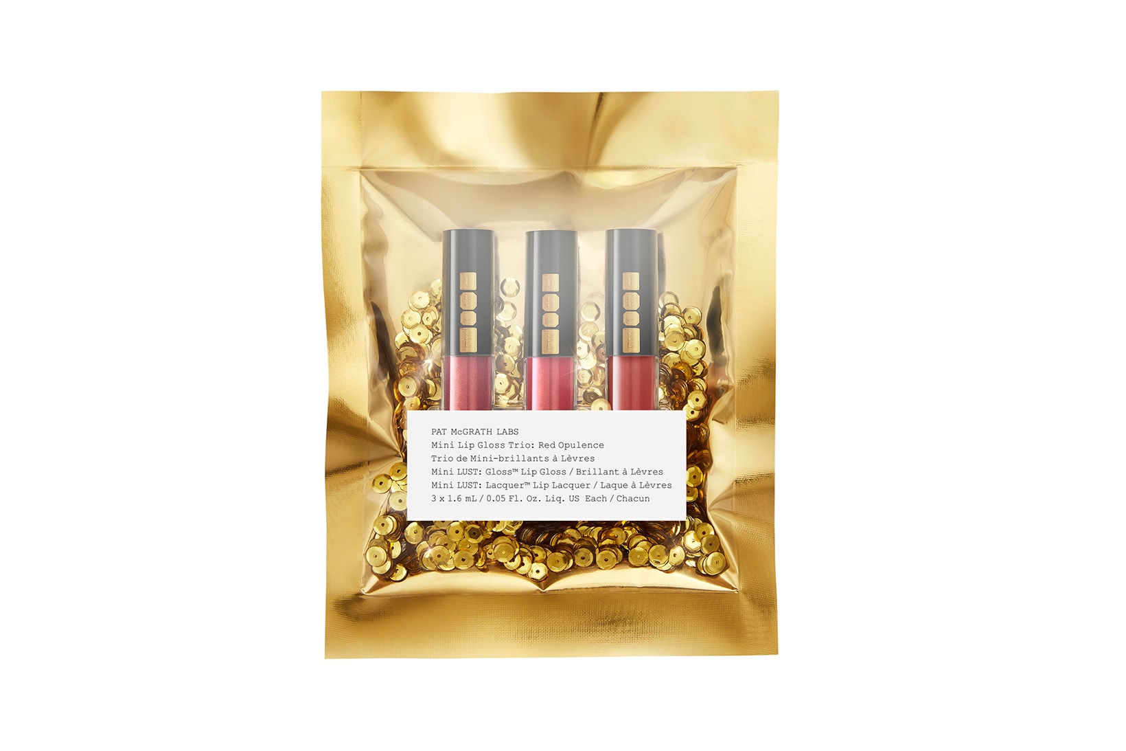 Pat McGrath Labs Golden Opulence Collection Bronze Red Gloss Trio Mini Lunar New Year