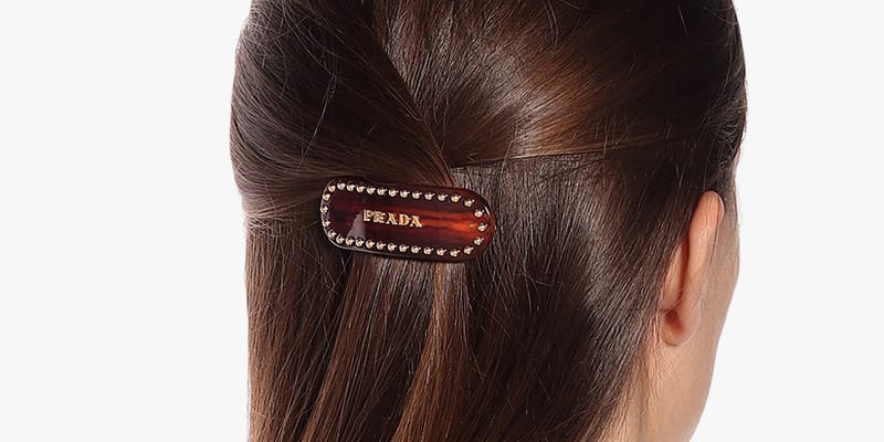 prada hair clip used