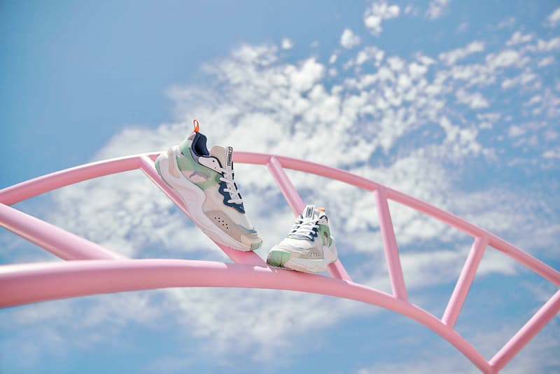 PUMA Rise White-Mist Green-Cantaloupe Campaign Cara Delevingne