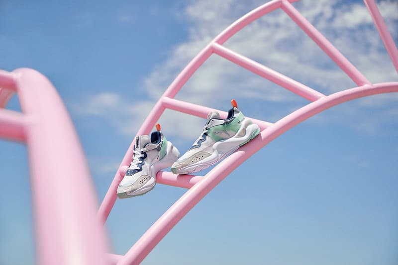 PUMA Rise White-Mist Green-Cantaloupe Campaign Cara Delevingne