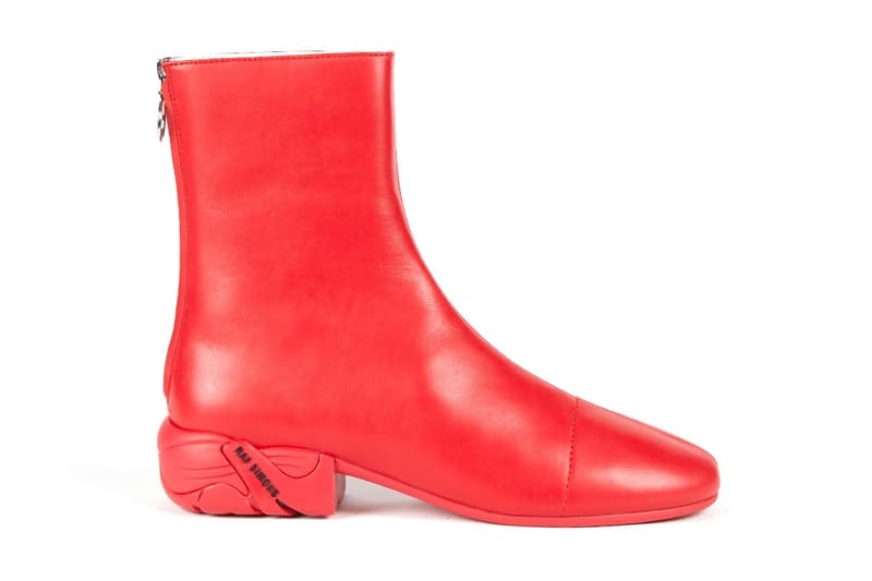 raf simons fall winter 2020 runner collection range footwear sneakers leather suede full look sportswear instagram