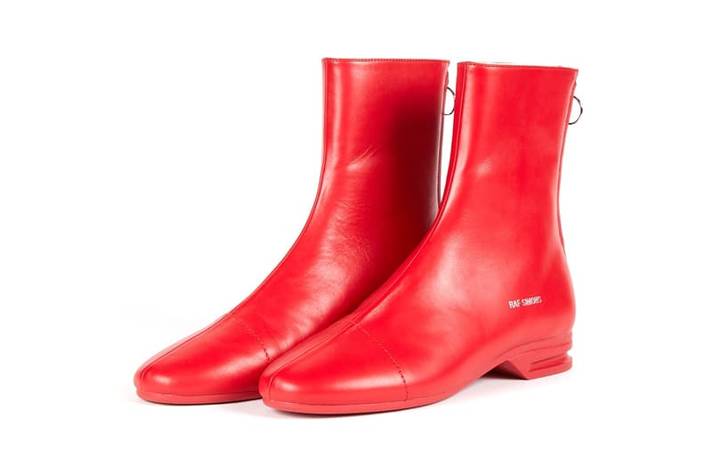 raf simons fall winter 2020 runner collection range footwear sneakers leather suede full look sportswear instagram