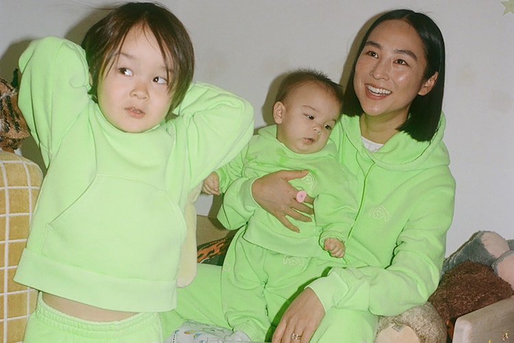 Sandy Liang Releases "Neon Green" & "Hot Pink" Matching Family Sets with Children's Label Two Bridges