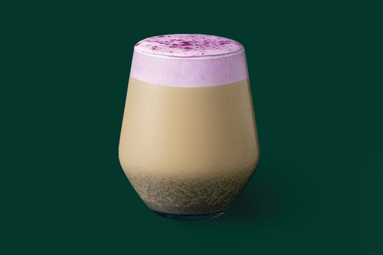 Starbucks Winter 2020 Drinks Floaty Purple Sesame Latte