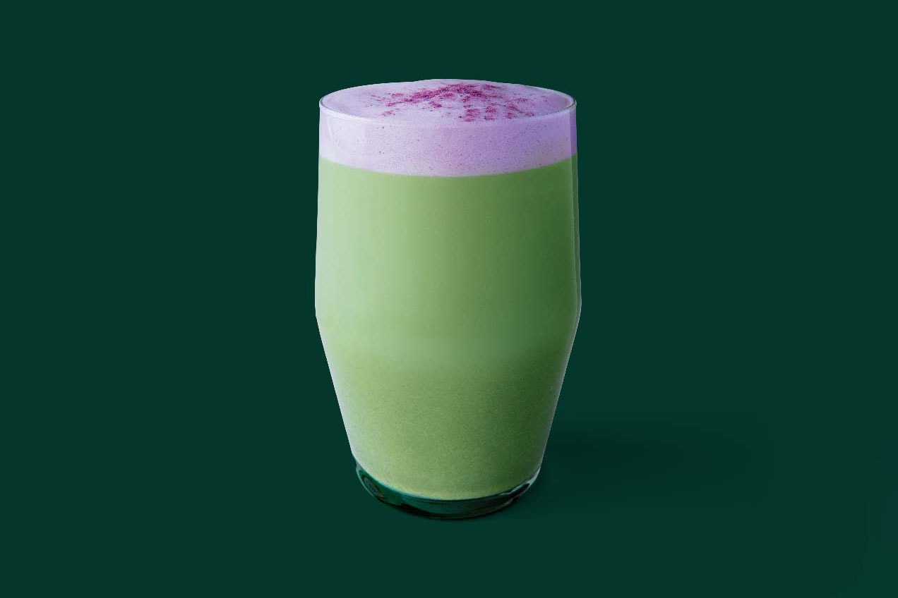 Starbucks Floaty Purple Sesame Taro Matcha Latte Winter 2020 Drinks