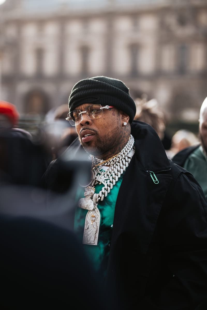 paris fashion week street style fall winter 2020 fw20 celebrity industry leaders kenzo off-white omega nike sacai givenchy louis vuitton influencers valentino air jordan 1 tyga luka sabbat amber rose