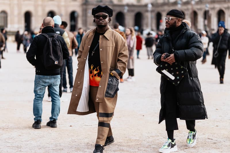 paris fashion week street style fall winter 2020 fw20 celebrity industry leaders kenzo off-white omega nike sacai givenchy louis vuitton influencers valentino air jordan 1 tyga luka sabbat amber rose