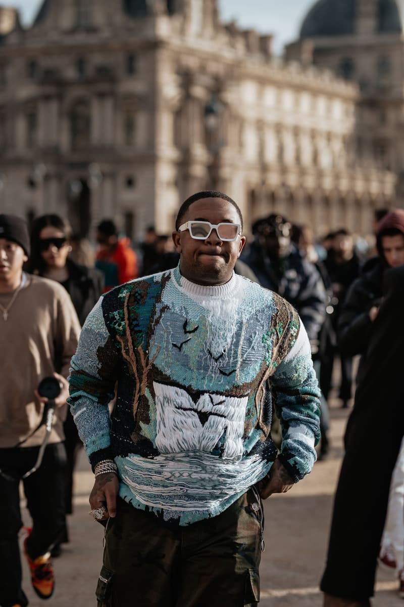 paris fashion week street style fall winter 2020 fw20 celebrity industry leaders kenzo off-white omega nike sacai givenchy louis vuitton influencers valentino air jordan 1 tyga luka sabbat amber rose