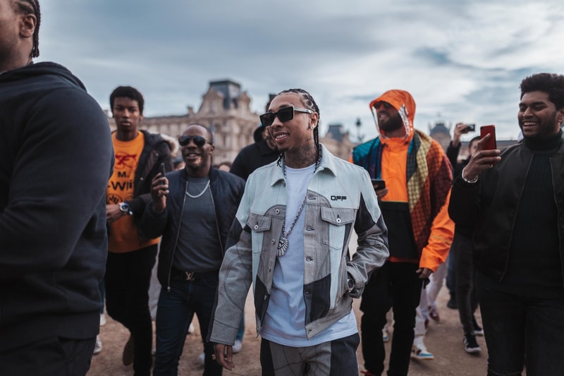 paris fashion week street style fall winter 2020 fw20 celebrity industry leaders kenzo off-white nike sacai givenchy louis vuitton influencers valentino air jordan 1 tyga luka sabbat amber rose