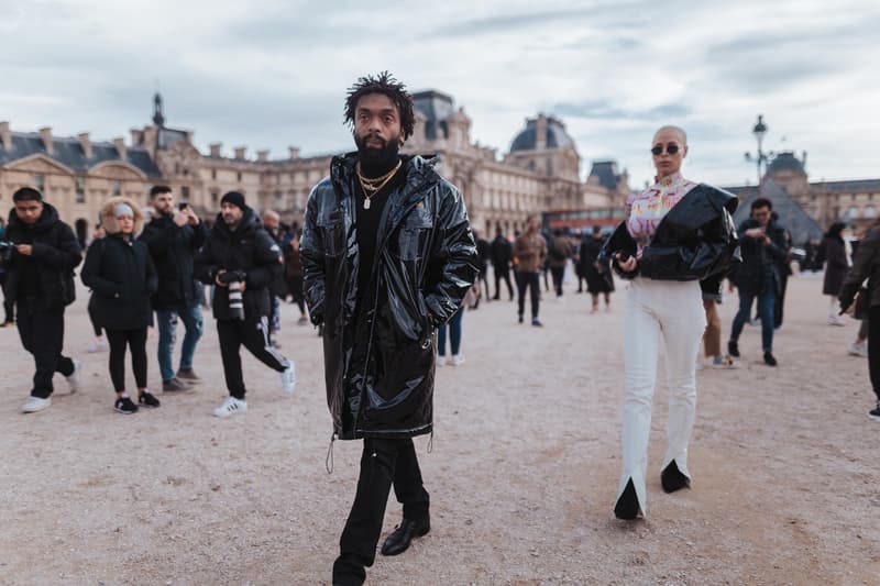 paris fashion week street style fall winter 2020 fw20 celebrity industry leaders kenzo off-white omega nike sacai givenchy louis vuitton influencers valentino air jordan 1 tyga luka sabbat amber rose