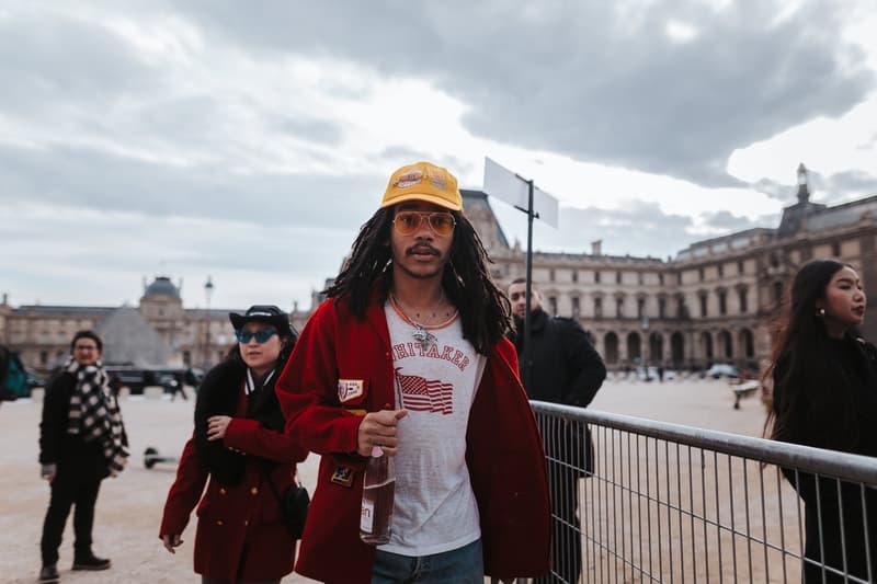 paris fashion week street style fall winter 2020 fw20 celebrity industry leaders kenzo off-white omega nike sacai givenchy louis vuitton influencers valentino air jordan 1 tyga luka sabbat amber rose