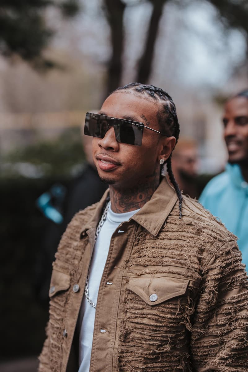 paris fashion week street style fall winter 2020 fw20 celebrity industry leaders kenzo off-white omega nike sacai givenchy louis vuitton influencers valentino air jordan 1 tyga luka sabbat amber rose