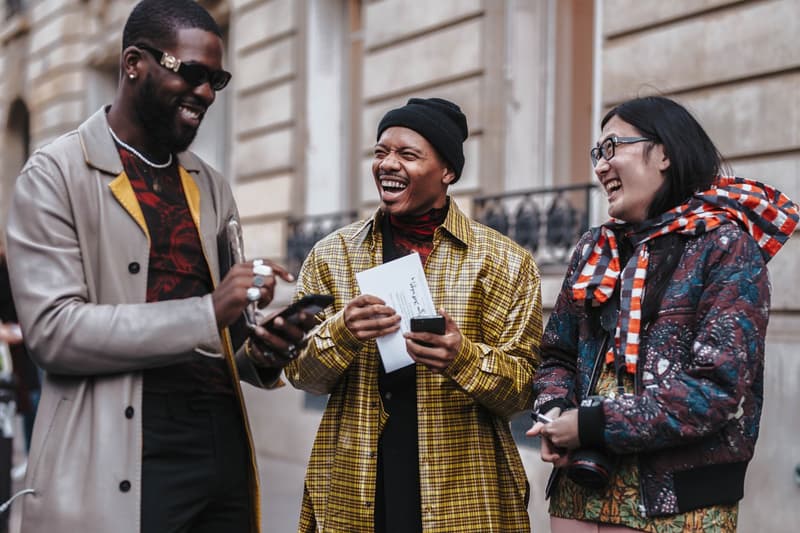 paris fashion week street style fall winter 2020 fw20 celebrity industry leaders kenzo off-white omega nike sacai givenchy louis vuitton influencers valentino air jordan 1 tyga luka sabbat amber rose