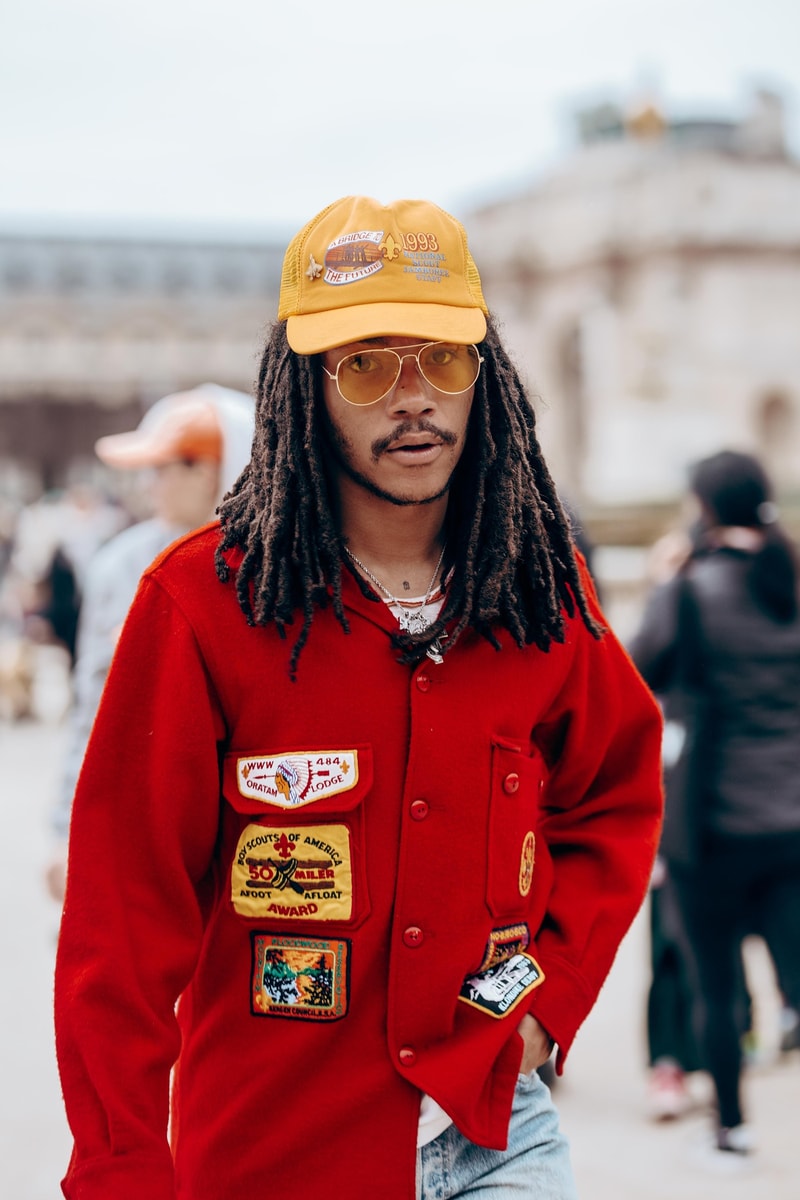 paris fashion week street style fall winter 2020 fw20 celebrity industry leaders kenzo off-white nike sacai givenchy louis vuitton influencers valentino air jordan 1 tyga luka sabbat amber rose