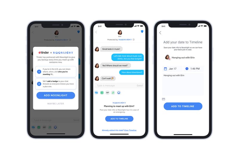 Tinder Safety Features 2020 Noonlight Emergency Alert