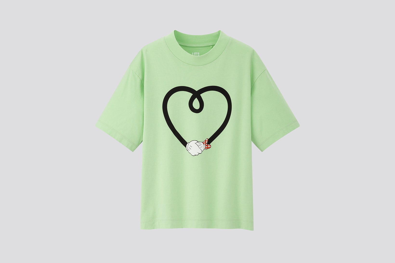 AMBUSH x Disney x Uniqlo UT Minnie Mouse Collection T-Shirt Heart Arms Green
