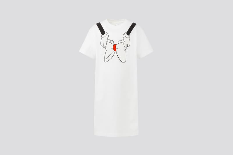 AMBUSH x Disney x Uniqlo UT Minnie Mouse Collection Dress Bow Arms White