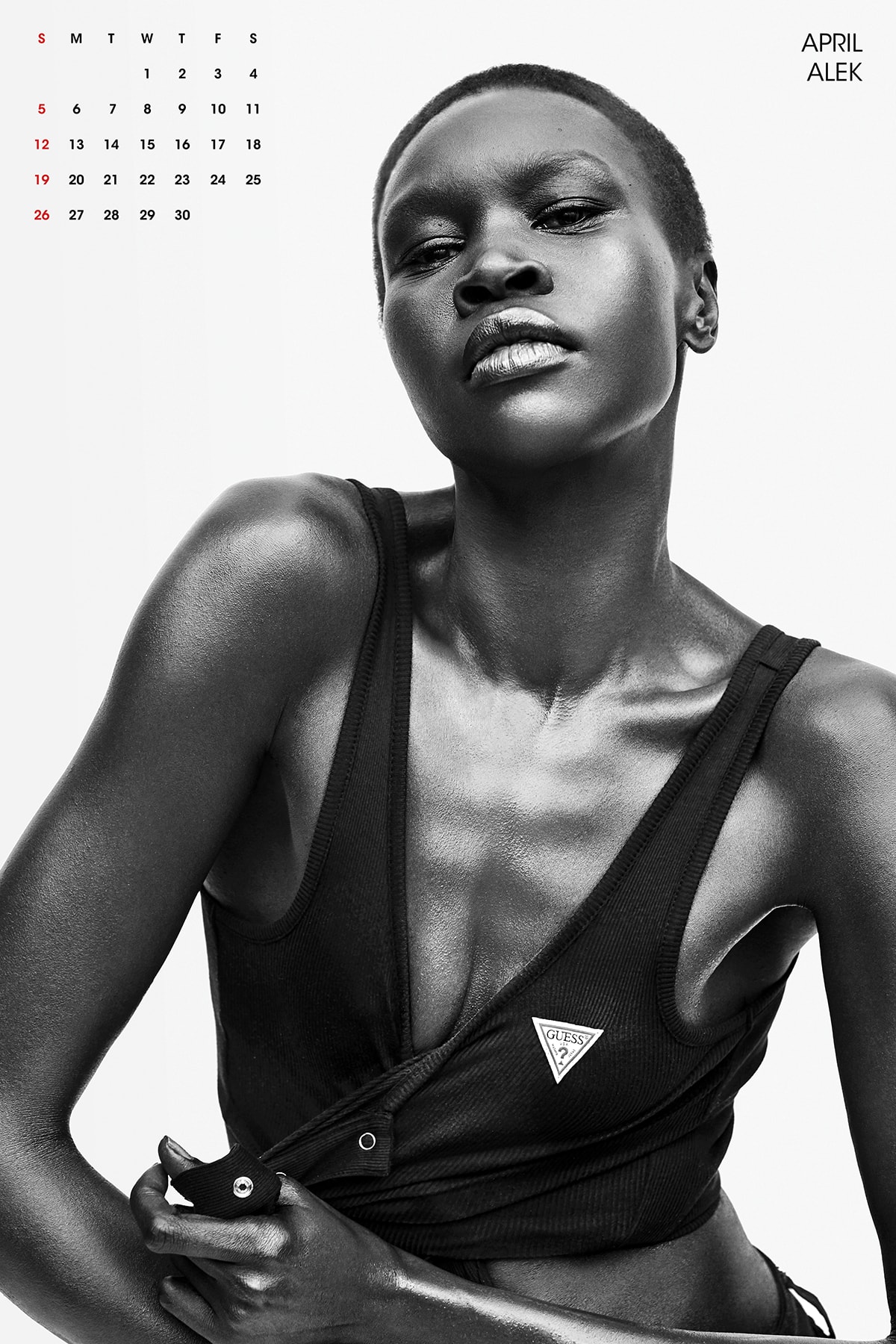 V Magazine 2020 Calendar Alek Wek