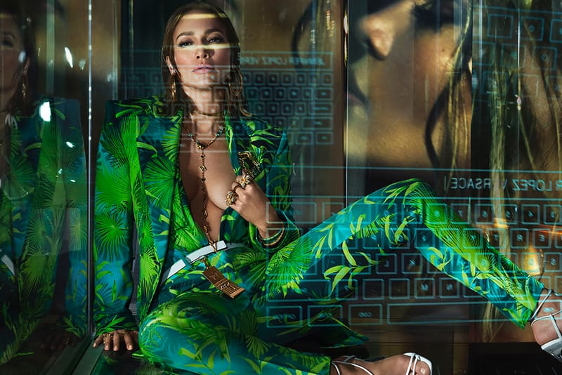 Jennifer Lopez and Kendall Jenner Star in Versace's Futuristic SS20 Campaign