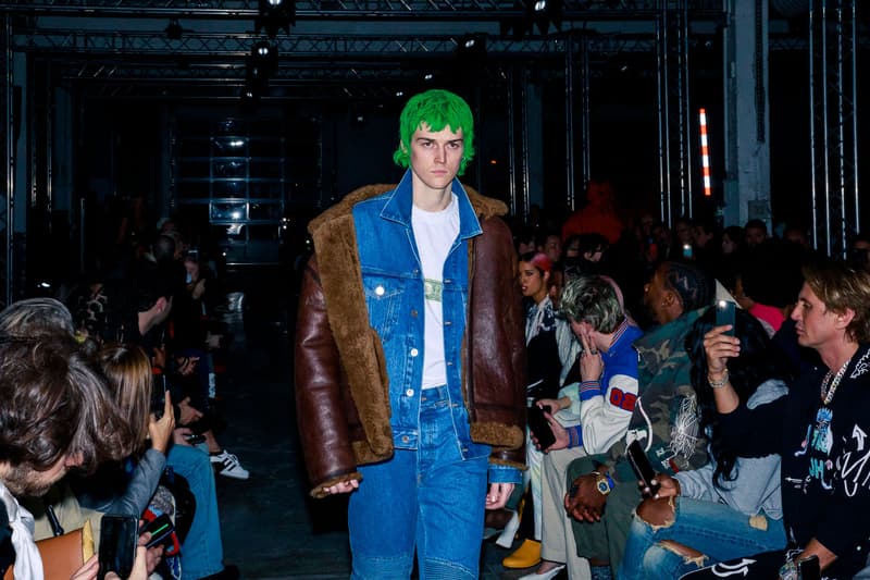 vetements fall winter paris fashion week mens front row michele lamy carine roitfeld guram gvasalia