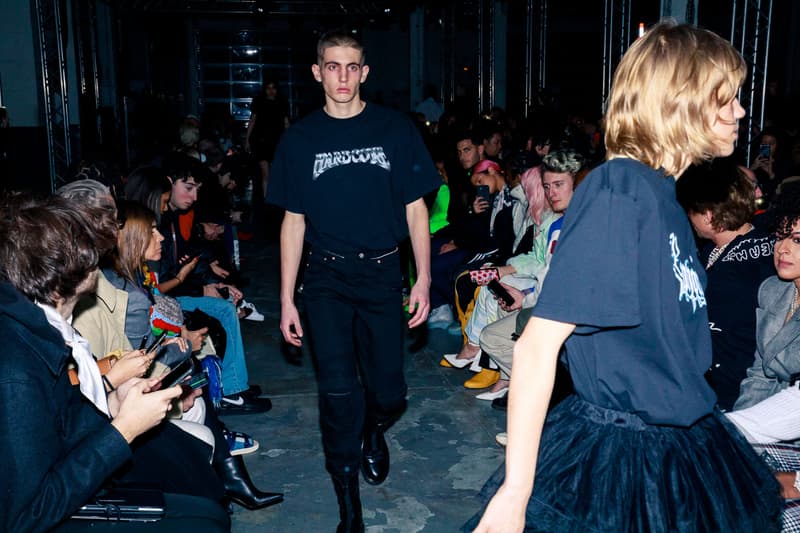 vetements fall winter paris fashion week mens front row michele lamy carine roitfeld guram gvasalia