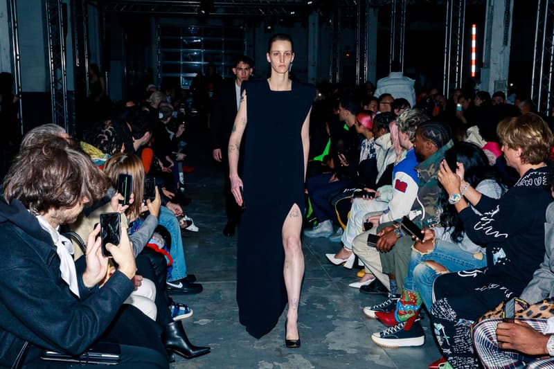 vetements fall winter paris fashion week mens front row michele lamy carine roitfeld guram gvasalia