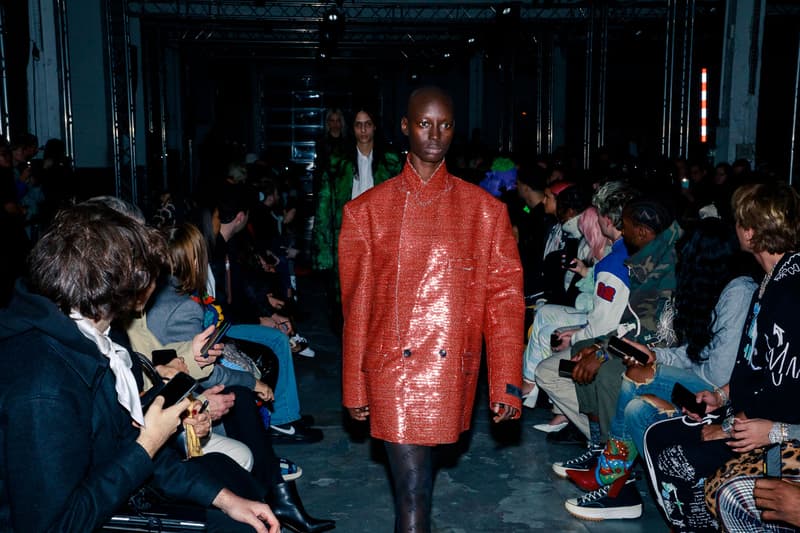 vetements fall winter paris fashion week mens front row michele lamy carine roitfeld guram gvasalia