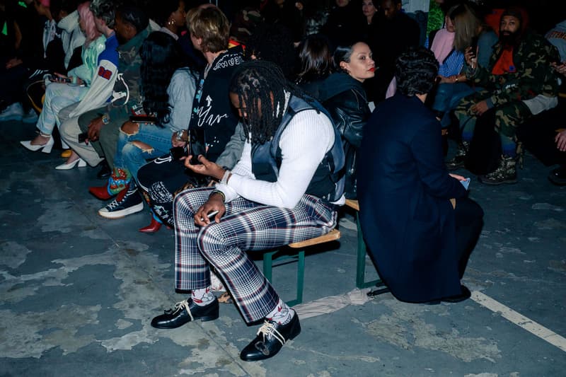 vetements fall winter paris fashion week mens front row michele lamy carine roitfeld guram gvasalia