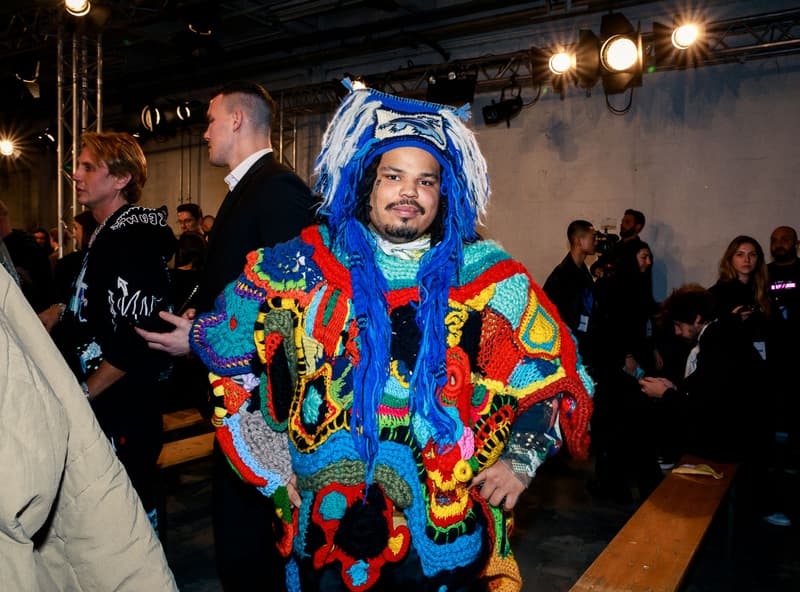 vetements fall winter paris fashion week mens front row michele lamy carine roitfeld guram gvasalia