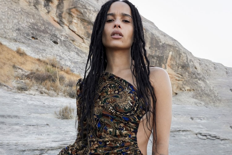 Zoë Kravitz Stuns in Saint Laurent's SS20 Campaign