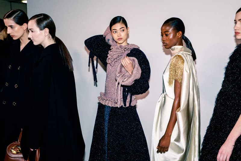 Backstage at JW Anderson Fall/Winter 2020 LFW Jonathan Anderson Collection Show London Fashion Week